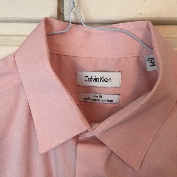 calvin klein slim fit performance non iron dress shirt